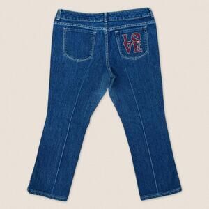 Y2K LOVE No Boundaries Low Rise Denim Jeans Capri Pants - Size‎ 15 Juniors
